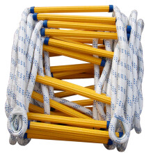 Rope Ladder, Fire Ladder Nylon Rope Ladder, Fire-Proof Escape Ladder, Fire Ladder for Emergencies/30M/98.4Ft