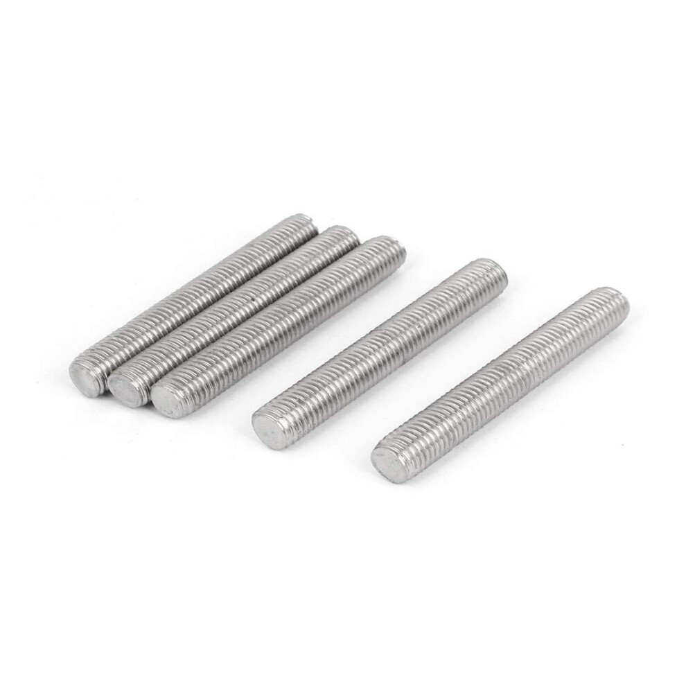 Lon0167 M12 X Featured 100Mm Metric Right Reliable Efficacy Hand Thread Fully Threaded Rod Stud Fastener 5Pcs(Id:b85 37 76 Ab5) 9412369442178