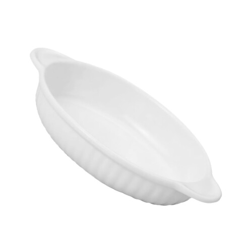 Baking Rack White Ceramic Basket Tarts Baker Casserole Bowl