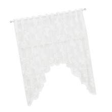 Elegant Embroidered SemiSheer Curtains Polyester Fabric Window Treatments for Living Room Bedroom 150x100cm