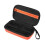 Storage Case for Microphone-Orange outside For battery mode 1