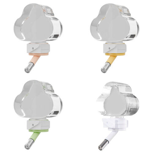 Automatic Pet Water Bottle Drinking Bottle for Small- White 2