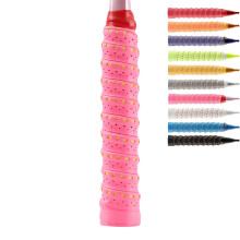 5PCS Tennis Racket Grip Tape, Stays Dry & Absorbs Sweat with Velvety Comfort for Rackets