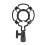 Adjustable 360 Degree Microphones Shock Mount Holder for 1