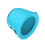 Couverture complète en Silicone souple, coque de protection-Bleu 1