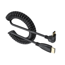Fast Speed Mini HDMIcompatible to HDMIcompatible Coiled-down