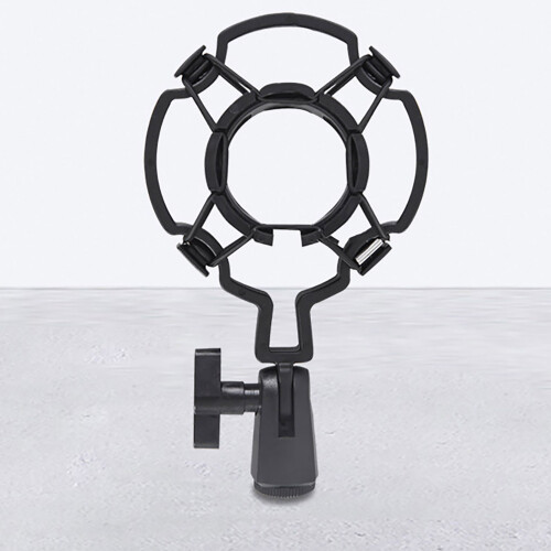 Adjustable 360 Degree Microphones Shock Mount Holder for 1