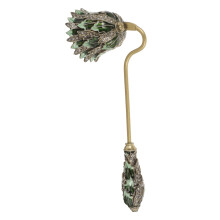 Candle snuffer with long handle metal reliable for extinguishing wicks suitable for scented candles tea lights candles in glass Ref: 2965