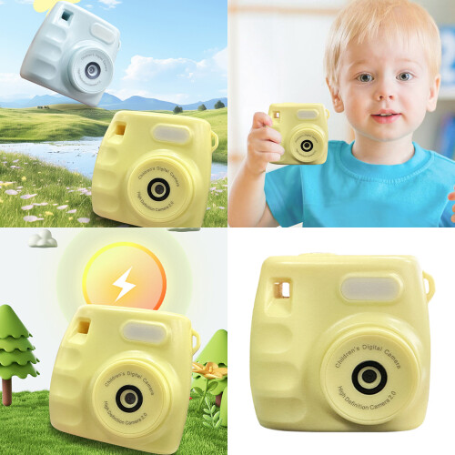 Caméra vidéo compacte pour enfants avec écran de 2 pouces,-Rose 2