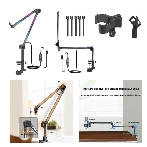 Microphone Boom Arm Universal Desktop Mic-YZ 38S microphone cl 2