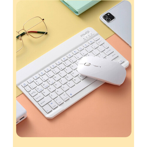 NB 10-inch Ultra-Thin Mini Bluetooth Keyboard and Mouse for Android Mobile Phone Tablet Computer