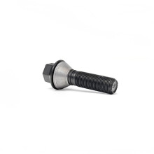 Wheel Bolt Taper-Head with Movable Cone M14x1.50 - Length 42,5mm - Black
