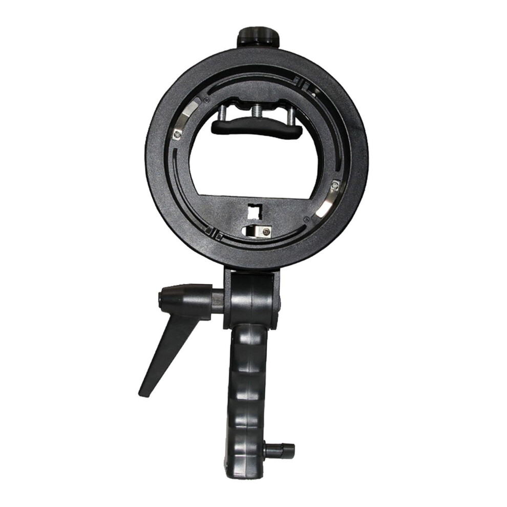 S Type Bracket Studio Photography Adjustable Speedlite Bracket For Flash Light/Black 9189345695827