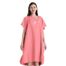 Surf towel poncho bathrobe with hood cape bath towel beach quick dry cape outdoor for swimming, surfing (Color 1) 105x75cm Color 1 Ref: 9720