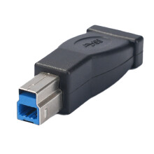 Les adaptateurs de type C femelle vers USB B mâle pour-noir
