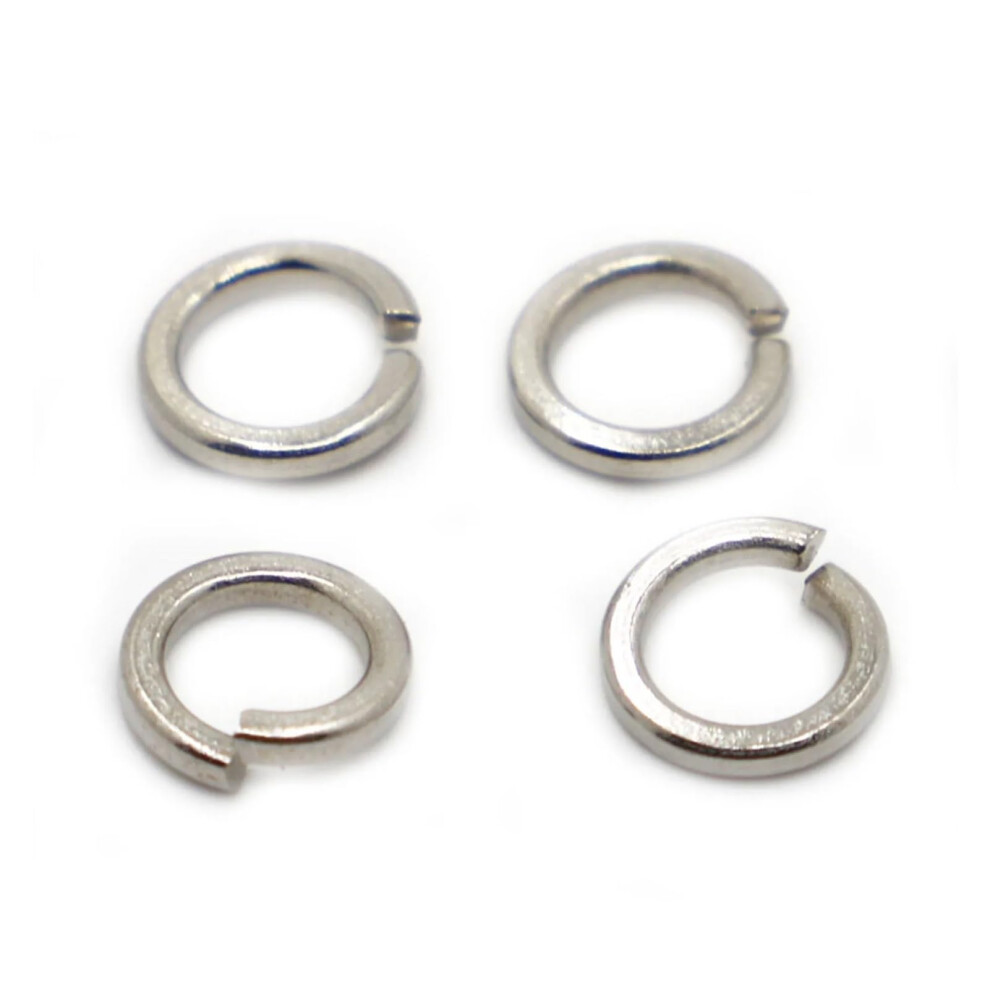 Plated Carbon Steel Spring Lock Washer Split Elastic Gasket M2 M2.5 M3 M4 M5 M6 M8 M10 M12 M16 Gb93(50Pcs M6) 9189345694974