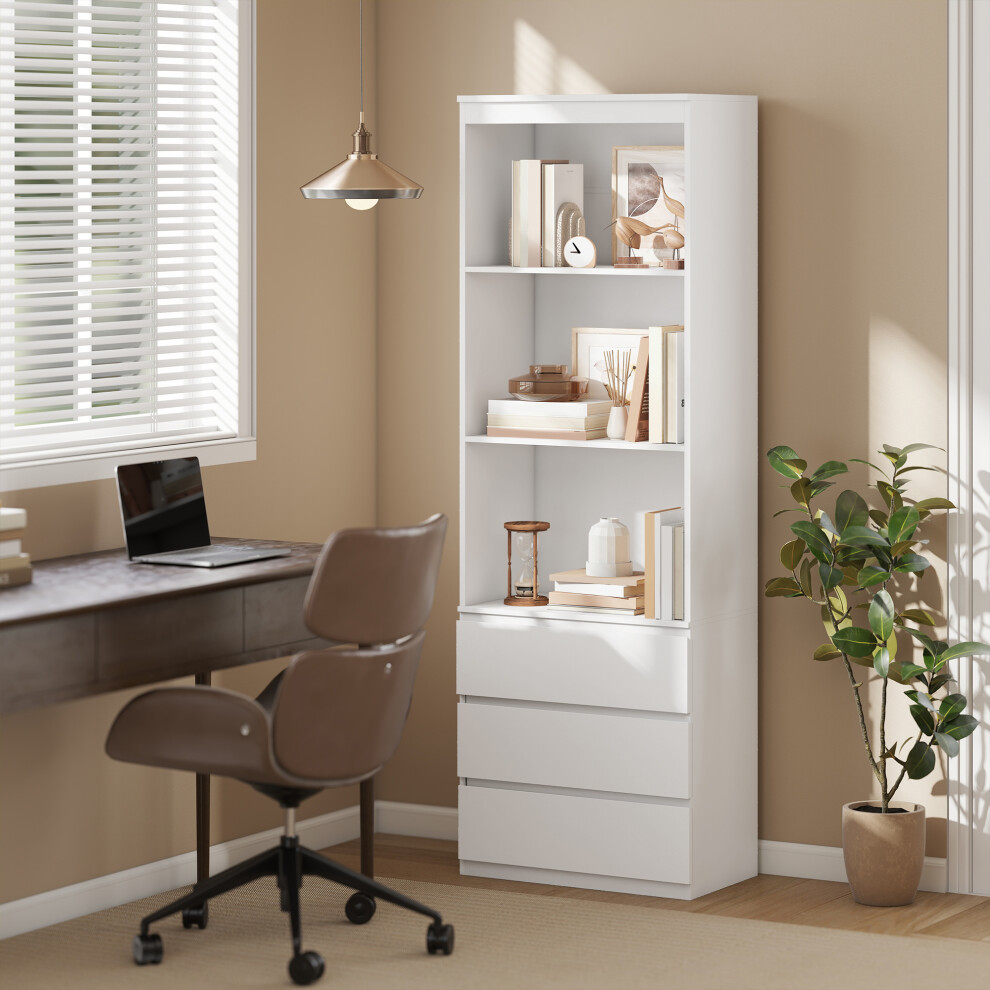Homcom Particle Board Bookcase 350 X 600 X 1,800 Mm - Image 5