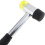 Rubber Mallets 25mm, DoubleFaced, Nylon Head Work Mallet Tool for Glazing Window Beads 5