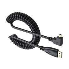Câble enroulé à ressort, adaptateur de Port HDTV 1.4,-gauche