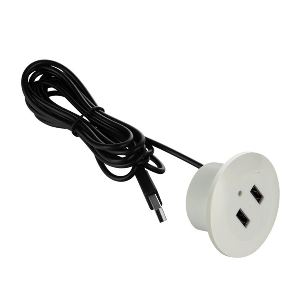 Sofa Usb Charging Socket Desktop Wall Outlet White Usb Port Multipurpose Circuit For Home Use 9412369443816