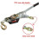 Hand ratchet winch – 4 ton dualgear puller for trailer and tree stump with nonslip grip 5