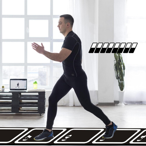 soccer training mat for mobility and speed, portable speed accessory 450x34cm 1