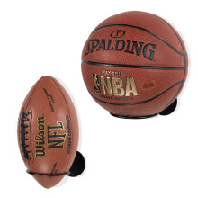 Palla Ball Storage Rack Wall Mounted Set of 2, Soccer Ball, Volleyball, Football & Basketball Rack