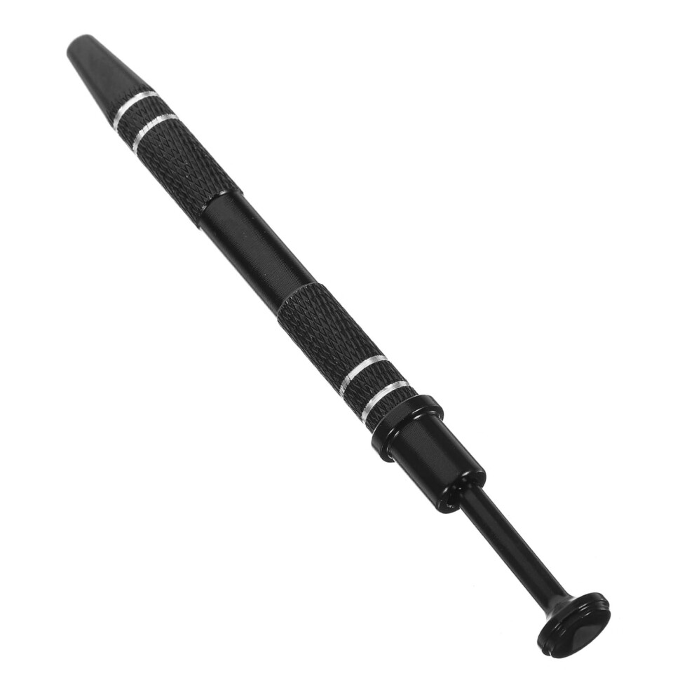 Screw Pick Up Hand Gripper For Grabber Tool Picker Mini Gripper Chip Extraction Tool Holder For Electronic Components Aluminium Black 9365049390712