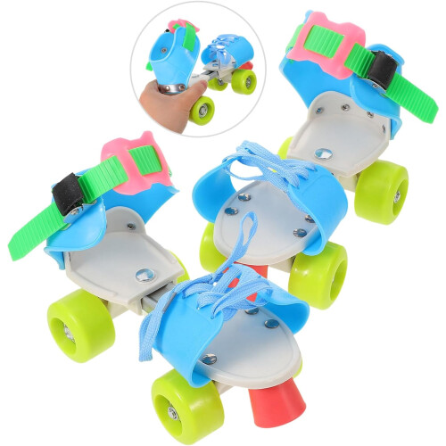 adjustable roller skates for beginners indoor outdoor durable comfortable colorful 1