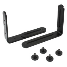 Metal L-Shape Flash Bracket Flashlight Camera Holder Mount Double L Type