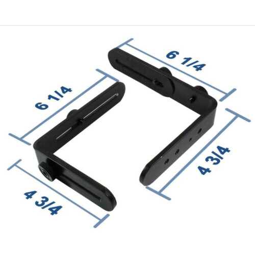 Metal L-Shape Flash Bracket Flashlight Camera Holder Mount Double L Type 1