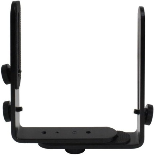 Metal L-Shape Flash Bracket Flashlight Camera Holder Mount Double L Type 2