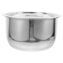 Salad bowl, Cooking pots with lid, Kitchen organizers, Silver stainless steel 304