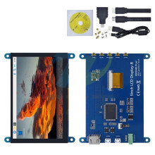 5 Inch Monitor HDMI 800 X 480 Capacitive Touch Screen LCD Display for RastpbeRpy Pi 4 3B