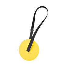 Football Target with Adjustable Strap for Agility Training Yellow