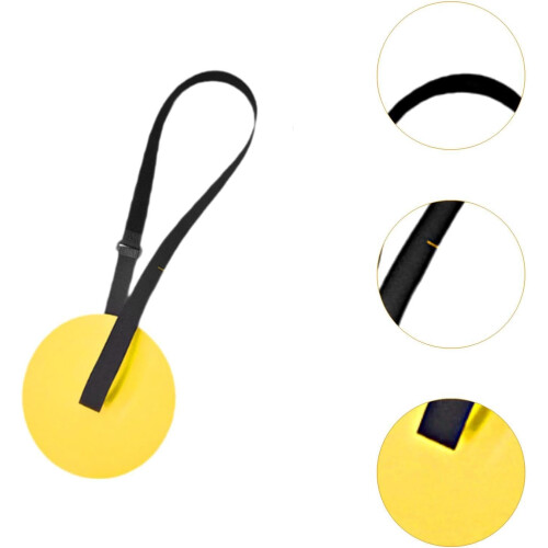 Football Target with Adjustable Strap for Agility Training Yellow 2