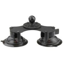 Twist-Lock Dual Suction Cup Base with Ball RAM-B-189B-202U with B Size 1' Ball