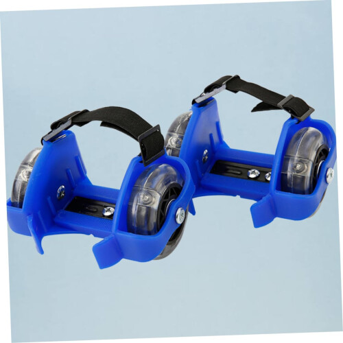 's Roller Skates Adjustable Heel Wheel Skates with Lights 1
