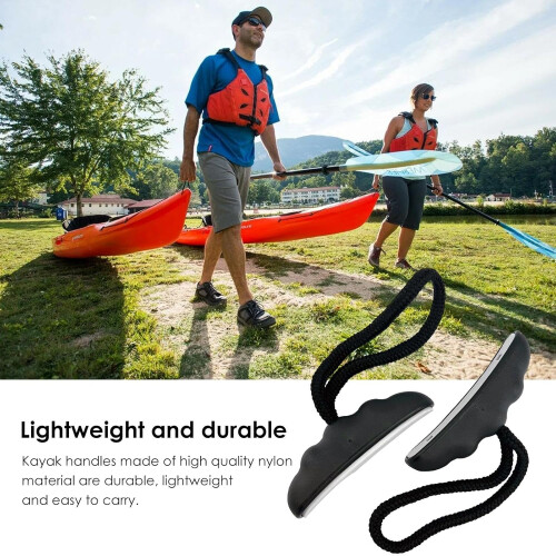 Canoe Pull Handle  2 Pieces Flexible Canoe Kayak Handles Carry Kit 2