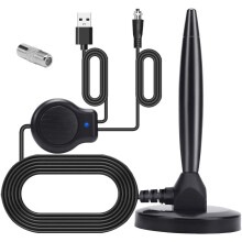 Antenna HD Pictiúr Criostail Glan do Theilifís Chliste Gan Chábla, Antenna Teilifíse Laistigh Glactha 360 do Theilifís Gan Chábla le Bonn