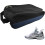 Golf shoe bag, waterresistant strap handle with zipper, breathable mesh ventilation Blue 4