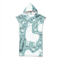 Beach Poncho with Hood, Men Women Surfing Changing Towel Poncho 110 Style 8