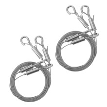 Pack of 2 Picture Hanging Ropes, Mirror Hanging Wire Rope, Curtain Wire