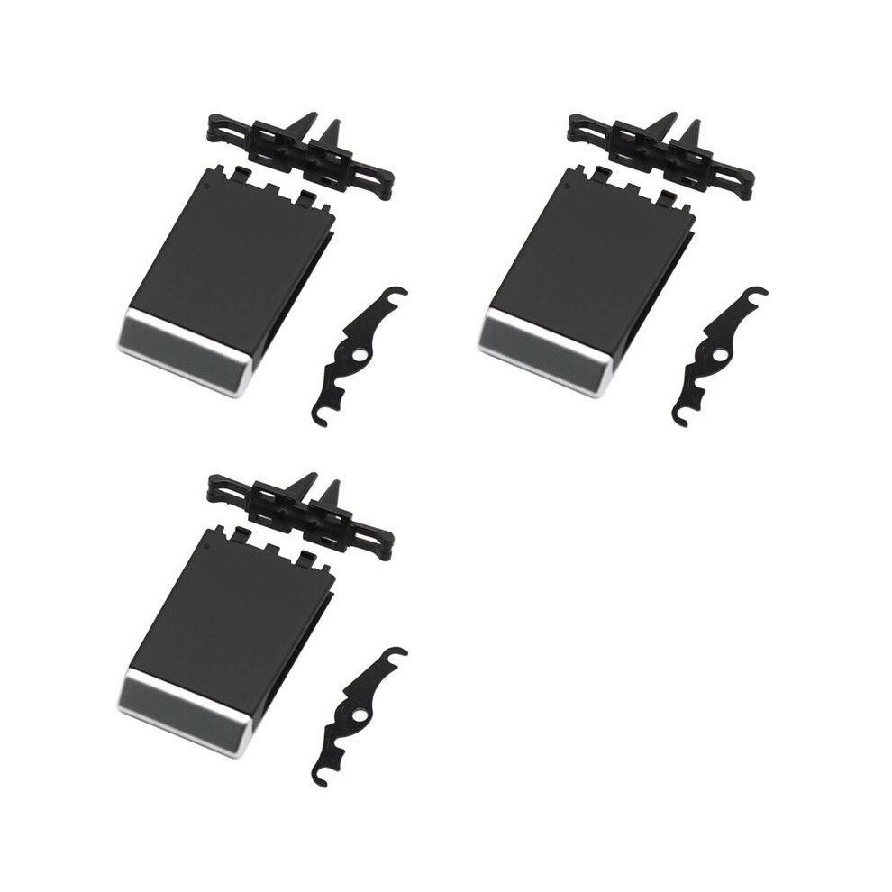 3X Rear Console Air Conditioner Ac Vent Clip For Maserati Ghibli 2014-2020 670021523 Ac Air Vent Paddle Clip 6131407798031