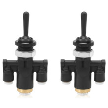 2X 818-0007-000 Air Window Toggle Valve 1/4 for 379 Truck Replace 8180007000