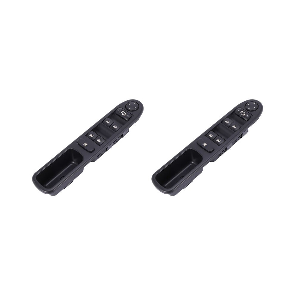2X 6554.Kt 6554Kt Lhd Master Power Window Control Switch Electric For Peugeot 307 Break 2000-2014 307Sw 2002-2014 307Cc 4714061296925