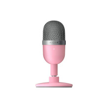Seiren Mini - USB Condenser Microphone for Streaming (Compact, Tiltable Stand) Quartz Pink