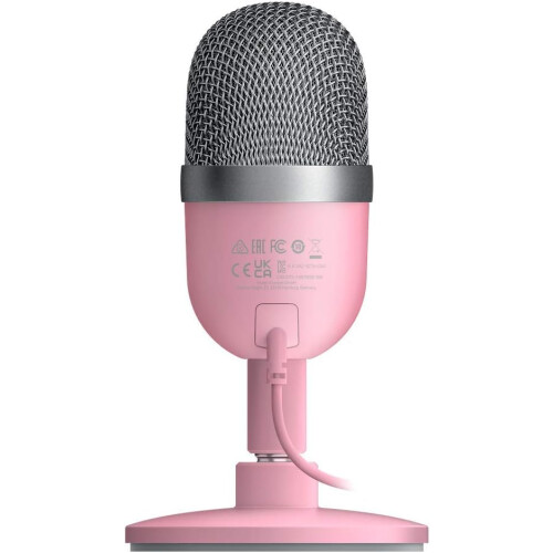 Seiren Mini - USB Condenser Microphone for Streaming (Compact, Tiltable Stand) Quartz Pink 1