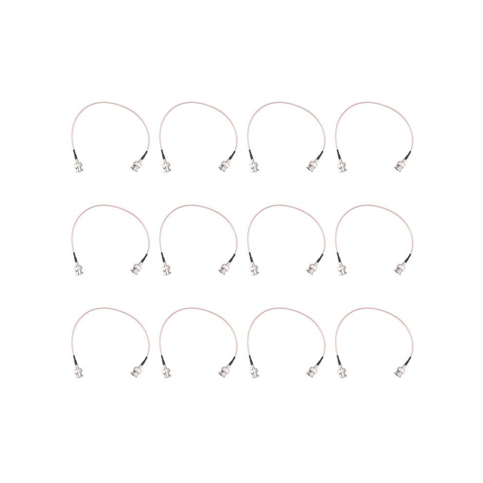 12Pcs 3G Hd Sdi Cable Bnc Cable 30Cm 75 Ohm For Cameras Bmcc Video Equipment Supports Hd-Sdi 3G-Sdi 4K 8K Video Cable 4713635611027