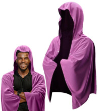 Bathrobe Quick Dry Absorbent Hooded Beach Poncho Outdoor Cycling Sports Cool Sun Protection Cape Soft Hooded Beach Poncho Violett